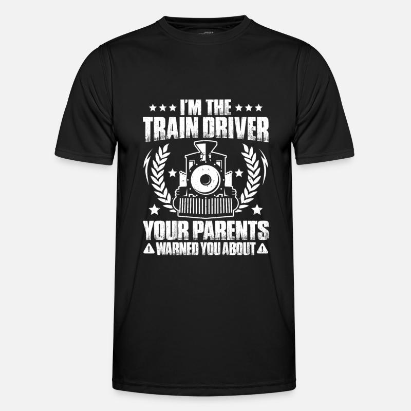 Triebfahrzeugführer Lokführer Train Driver - Men's Functional T-Shirt - black