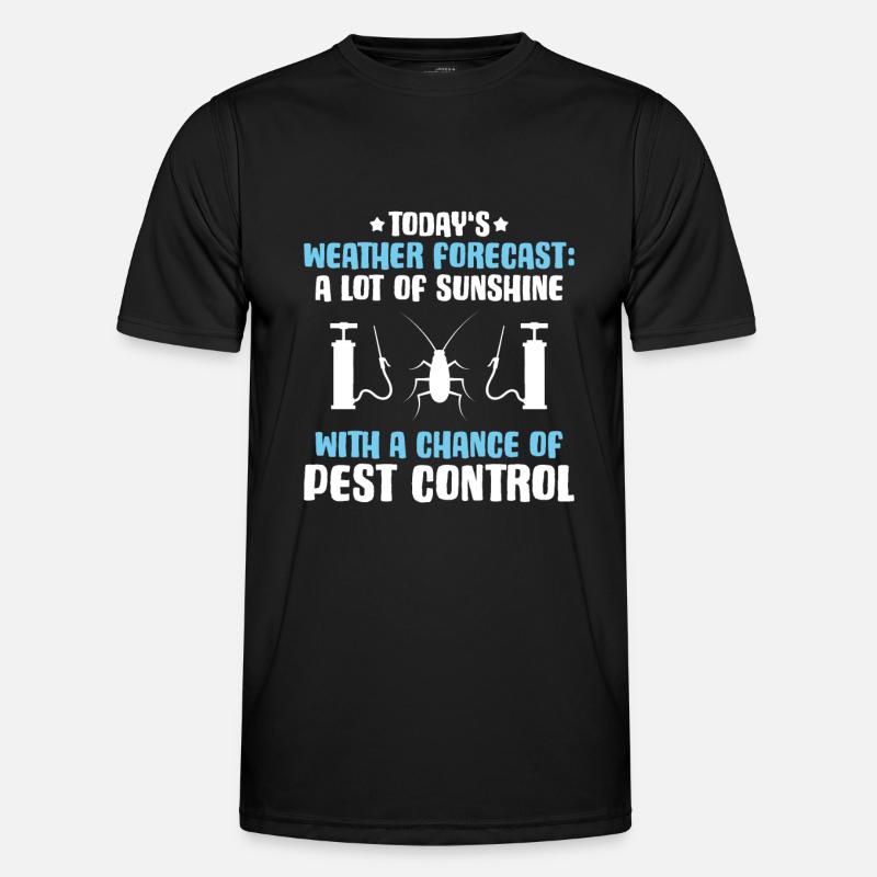 Schädlingsbekämpfer Kammerjäger Exterminator - Männer Funktions-T-Shirt - Schwarz