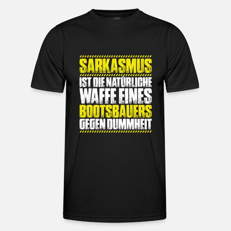 Bootsbauer Bootsbau Schiffbauer Schiffbau Boote - Männer Funktions-T-Shirt - Schwarz