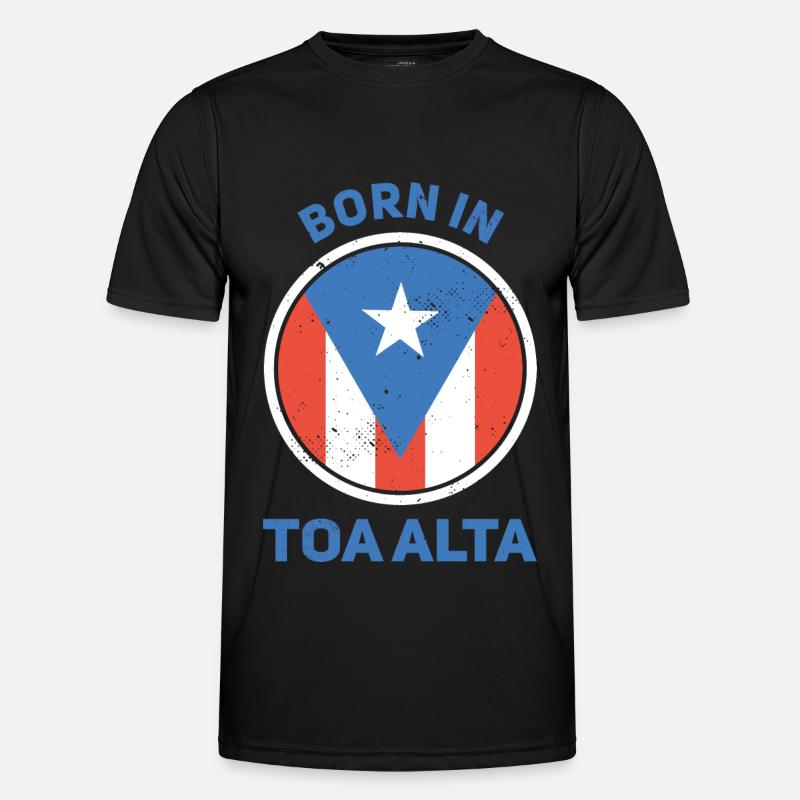 Toa Alta - Männer Funktions-T-Shirt - Schwarz