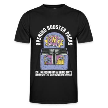 Trading Cards - Männer Funktions-T-Shirt - Schwarz - Vorne - AI Model Male 178 dark (178cm)
