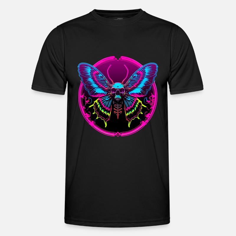 Skull Moth Men's Functional T-Shirt