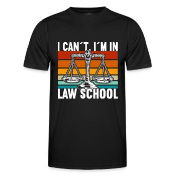 Jurastudium Jurastudent Rechtsanwalt Rechtsanwalt - Männer Funktions-T-Shirt - Schwarz - Vorne - AI Model Male 178 dark (178cm)