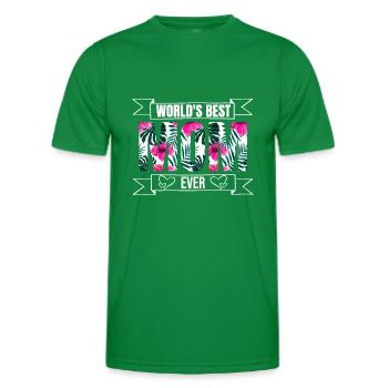Maman - T-shirt sport Homme - vert - Devant - AI Model Male 178 dark (178cm)