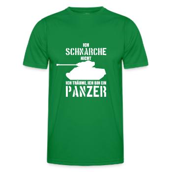 BUNDESWEHR SOLDAT PANZER BUND SOLDATEN - Männer Funktions-T-Shirt - Kelly Green - Vorne - AI Model Male 178 dark (178cm)