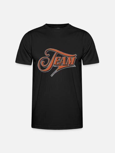 Équipe - T-shirt sport Homme - noir