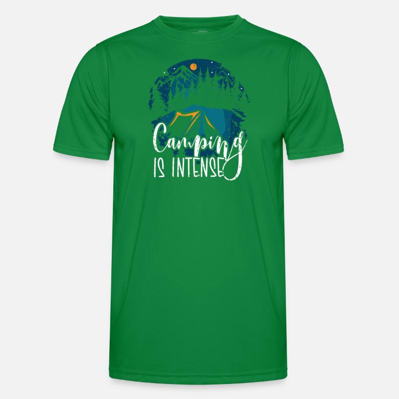 Camping Camper Present Nature Lovers Men's Functional T-Shirt