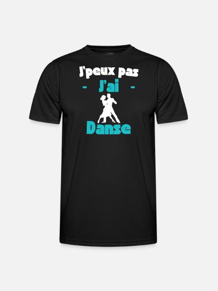 J'peux pas j'ai danse - T-shirt sport Homme - noir