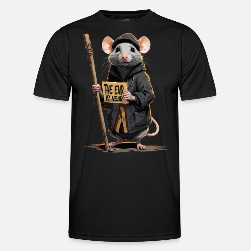 the end is approaching - Men's Functional T-Shirt - black