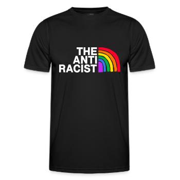 liberté colorée lgbt droits de l’homme couleur antiraciste - T-shirt sport Homme - noir - Devant - AI Model Male 178 dark (178cm)