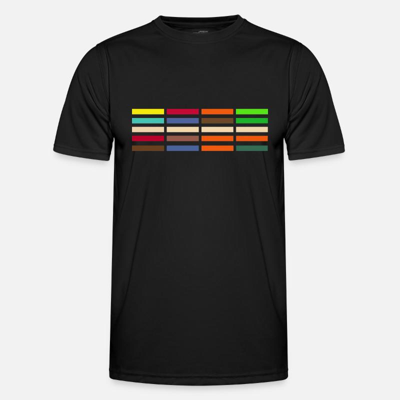 Farbcode Southpark - Männer Funktions-T-Shirt - Schwarz