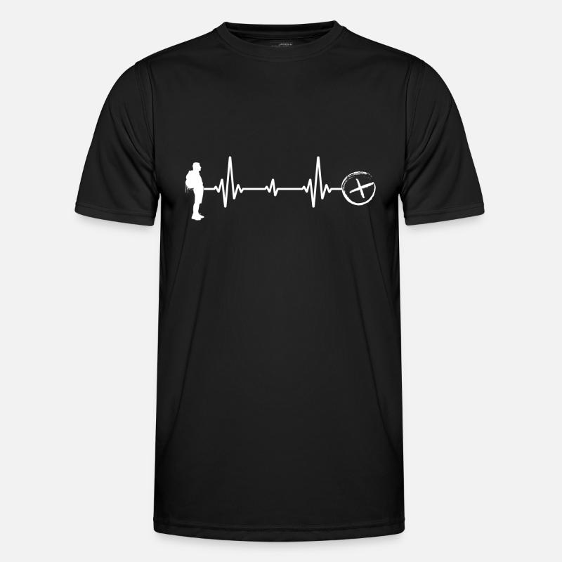 geocache geocaching schnitzeljagd - Männer Funktions-T-Shirt - Schwarz