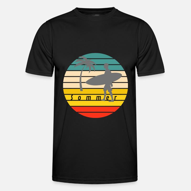 Sommer T-Shirt Männer Funktions-T-Shirt