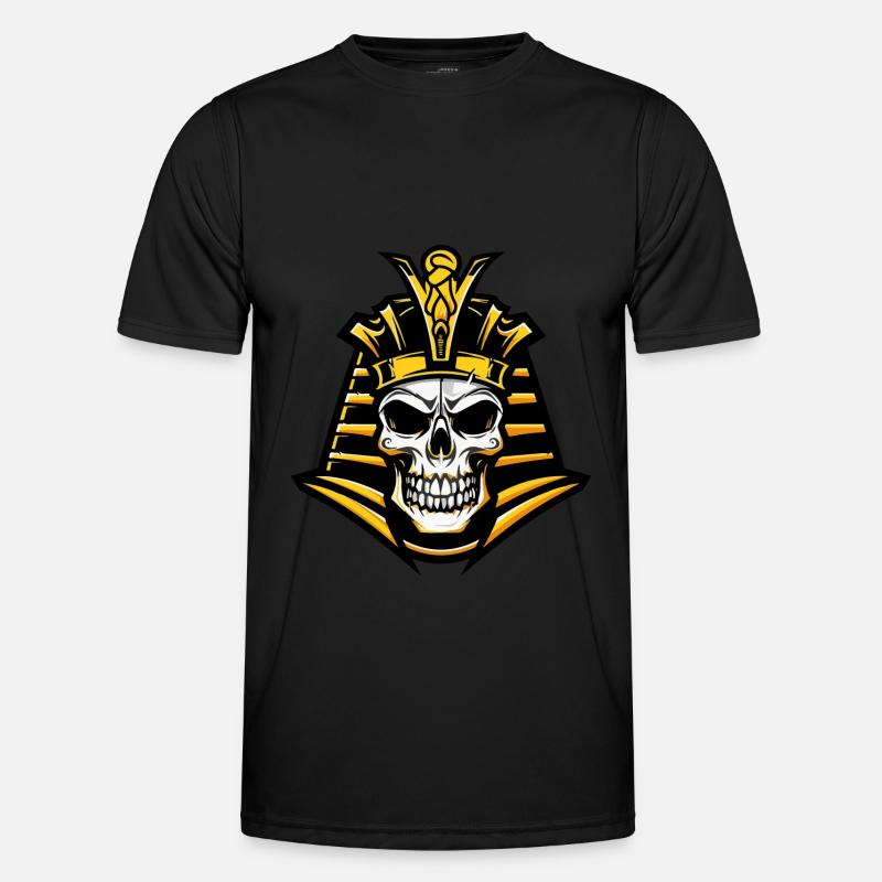 Pharaoh Skull - Men's Functional T-Shirt - black