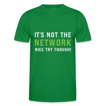 Network Administrator Network Engineer - Men's Functional T-Shirt - kelly green - Front - AI Model Male 178 dark (178cm)