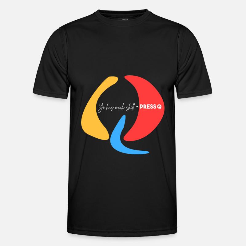 Yi a beaucoup de compétences - appuyez sur Q T-shirt sport Homme