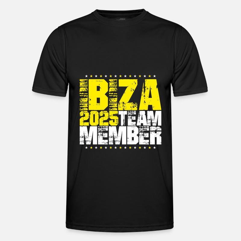 Ibiza 2025 Team - Men's Functional T-Shirt - black