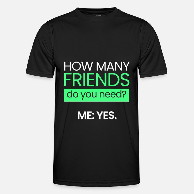 Combien d’amis? T-shirt sport Homme