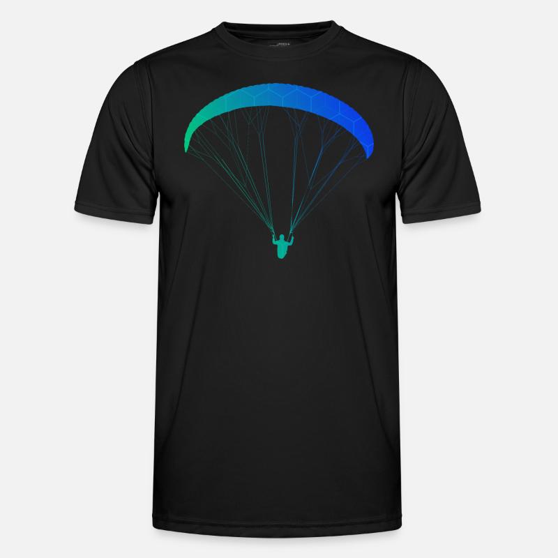 Paragliding Paragleiten Paraglider Paragleiter - Men's Functional T-Shirt - black