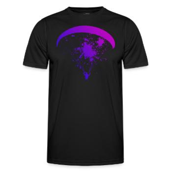Parapente Parapente Parapente - T-shirt sport Homme - noir - Devant - AI Model Male 178 dark (178cm)