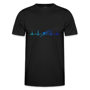 Dames Trombonistes Brass Band Brass Instrument - T-shirt sport Homme - noir - Devant - AI Model Male 178 dark (178cm)