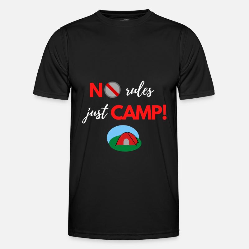 No rules - just camp! Men's Functional T-Shirt