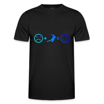 Handball Handball Handball Handball Hommes Handball - T-shirt sport Homme - noir - Devant - AI Model Male 178 dark (178cm)