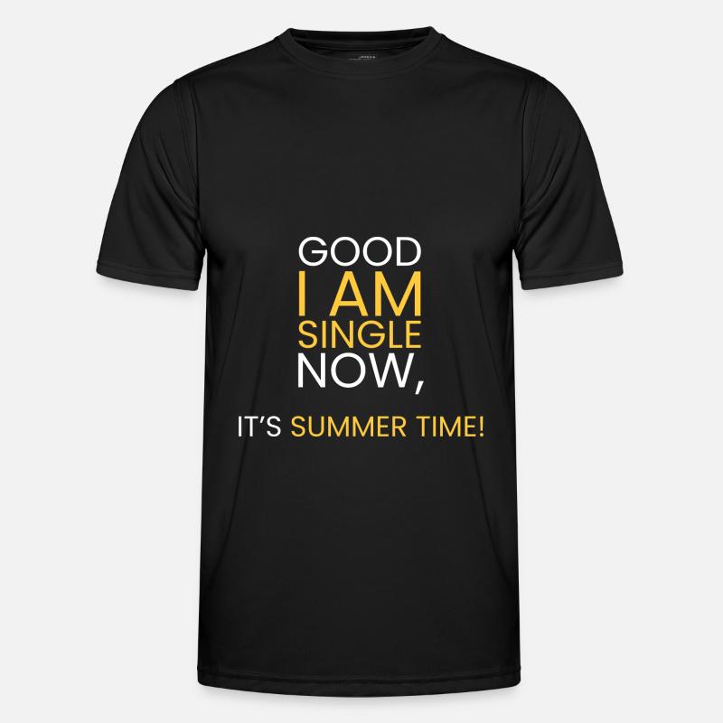 Single: It's summer! - Men's Functional T-Shirt - black