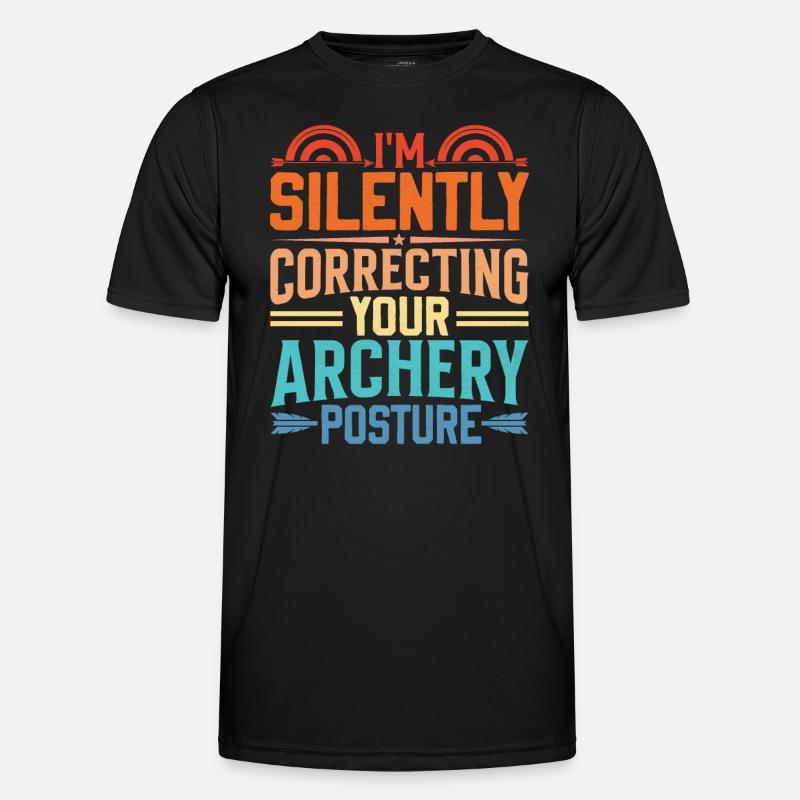 Archery Coach Saying - Archer Exercise Men's Functional T-Shirt