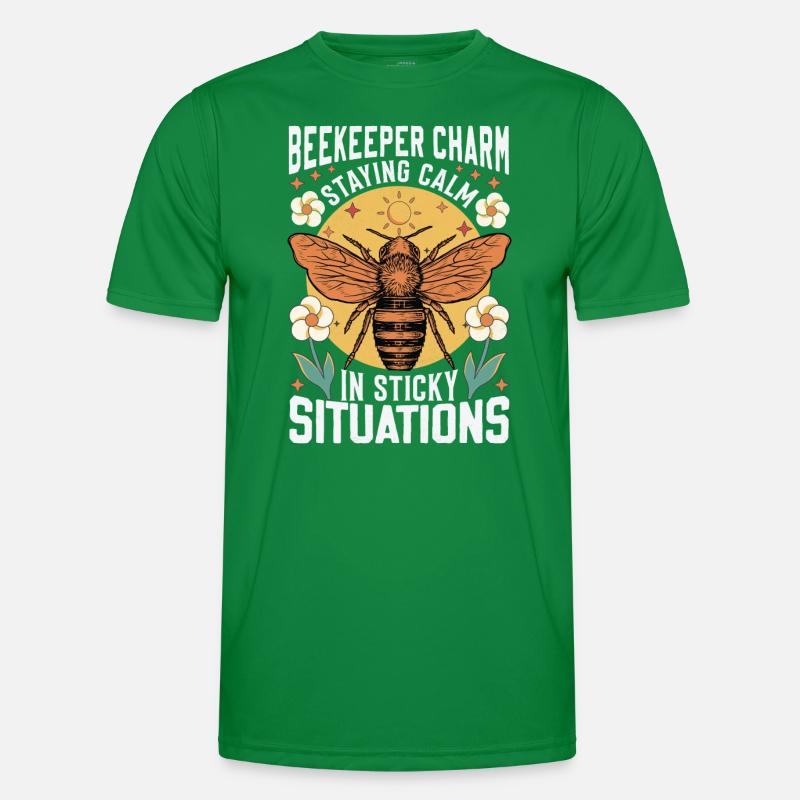 Beekeeper Charm – Sticky Situations Männer Funktions-T-Shirt