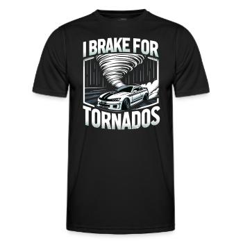 Météorologue Storm Chasing Tornado Outfit - T-shirt sport Homme - noir - Devant - AI Model Male 178 dark (178cm)