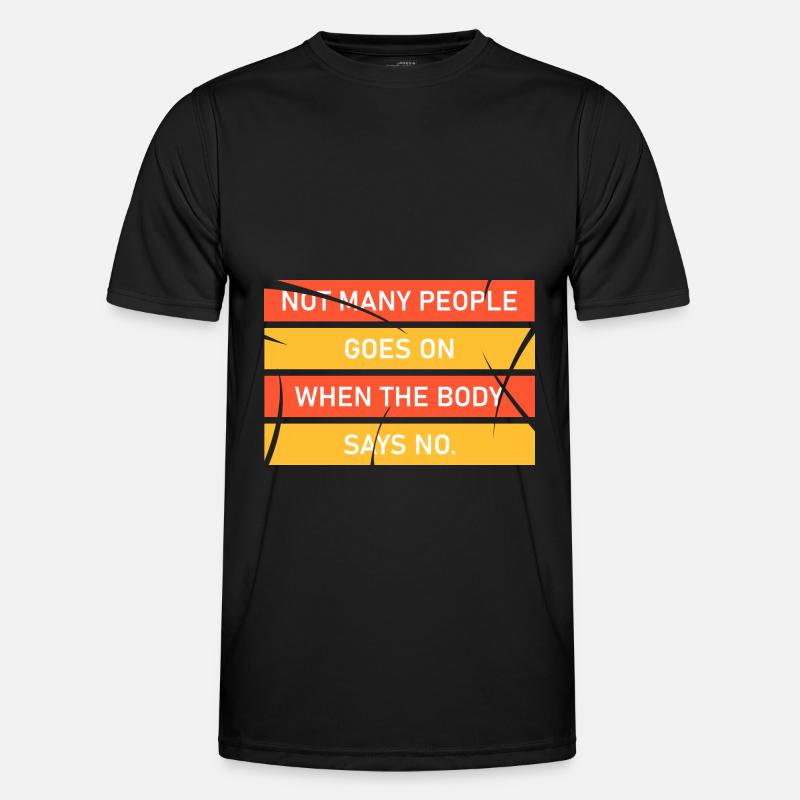 NICHT AUFGEBEN Männer Funktions-T-Shirt