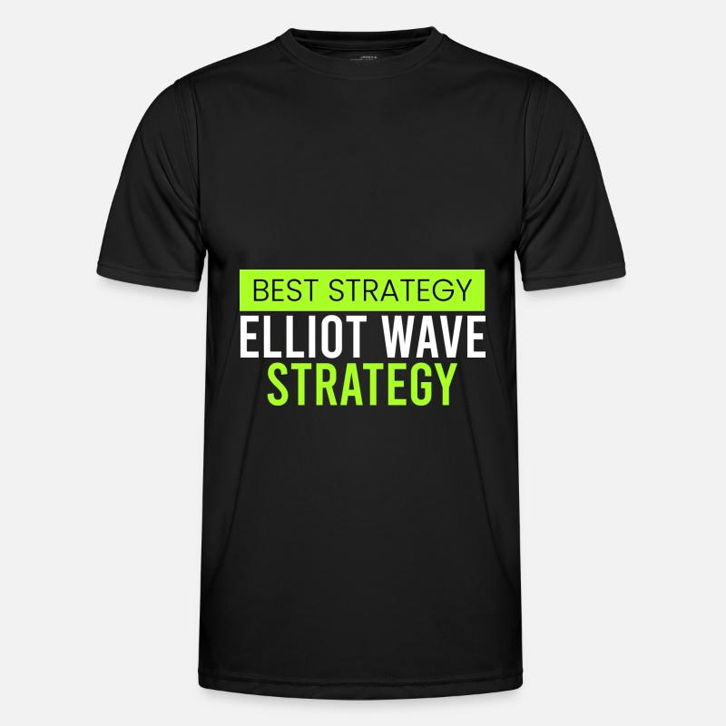 Elliot Wave Strategy - Men's Functional T-Shirt - black