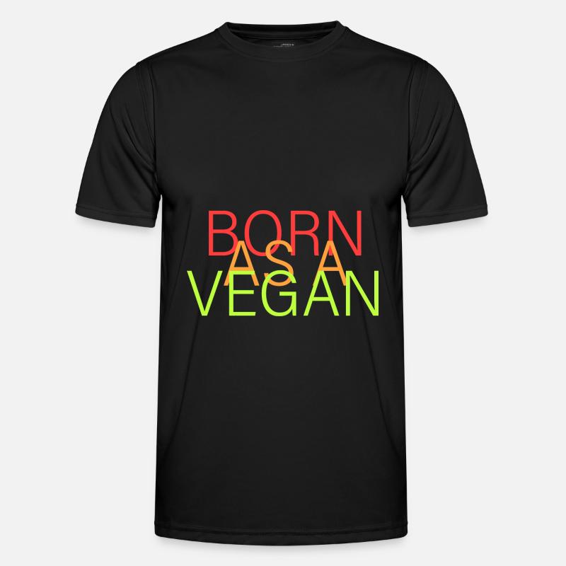 né végétalien T-shirt sport Homme