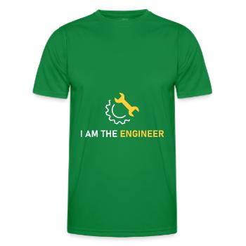 Ich bin der Ingenieur - Männer Funktions-T-Shirt - Kelly Green - Vorne - AI Model Male 178 dark (178cm)