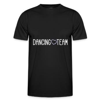 Dancing Team - Männer Funktions-T-Shirt - Schwarz - Vorne - AI Model Male 178 dark (178cm)