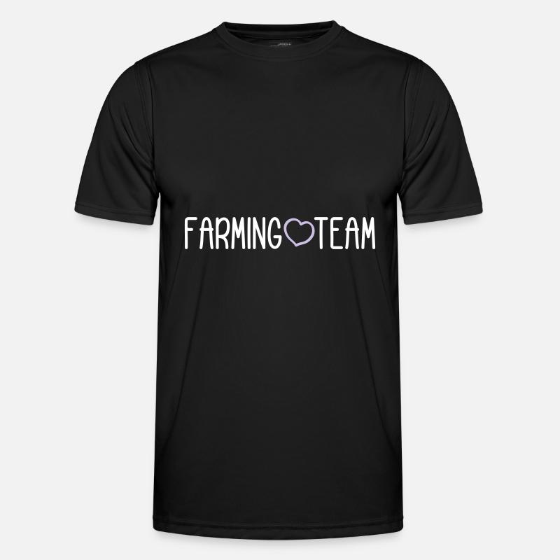 Farming Team - Men's Functional T-Shirt - black