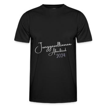 Hen Party 2024 Hen - Men's Functional T-Shirt - black - Front - AI Model Male 178 dark (178cm)