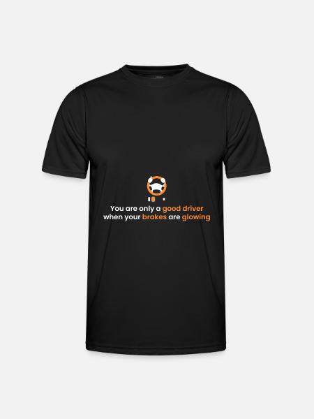 glowing brakes - Men's Functional T-Shirt - black