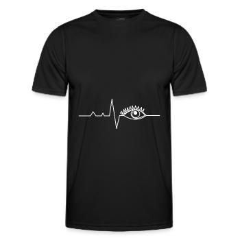 Augenoptiker Optiker Augenarzt - Männer Funktions-T-Shirt - Schwarz - Vorne - AI Model Male 178 dark (178cm)
