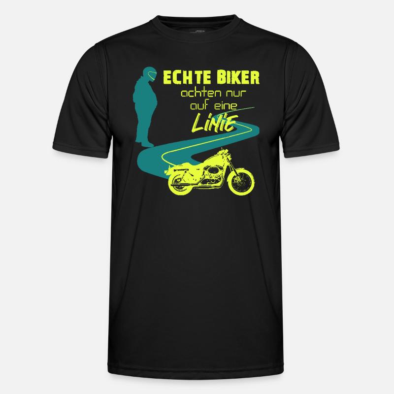 Echte Biker - Motorrad Männer Funktions-T-Shirt