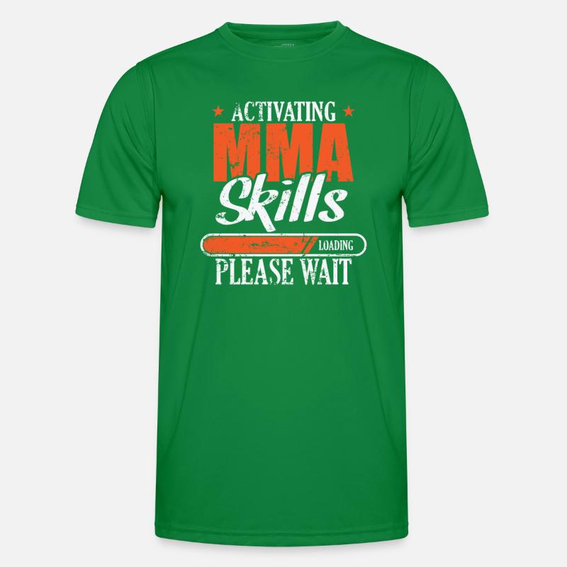 Activating MMA Skills Loading please wait Männer Funktions-T-Shirt