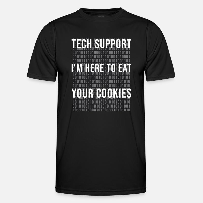 technical support funny fun computer science Men's Functional T-Shirt