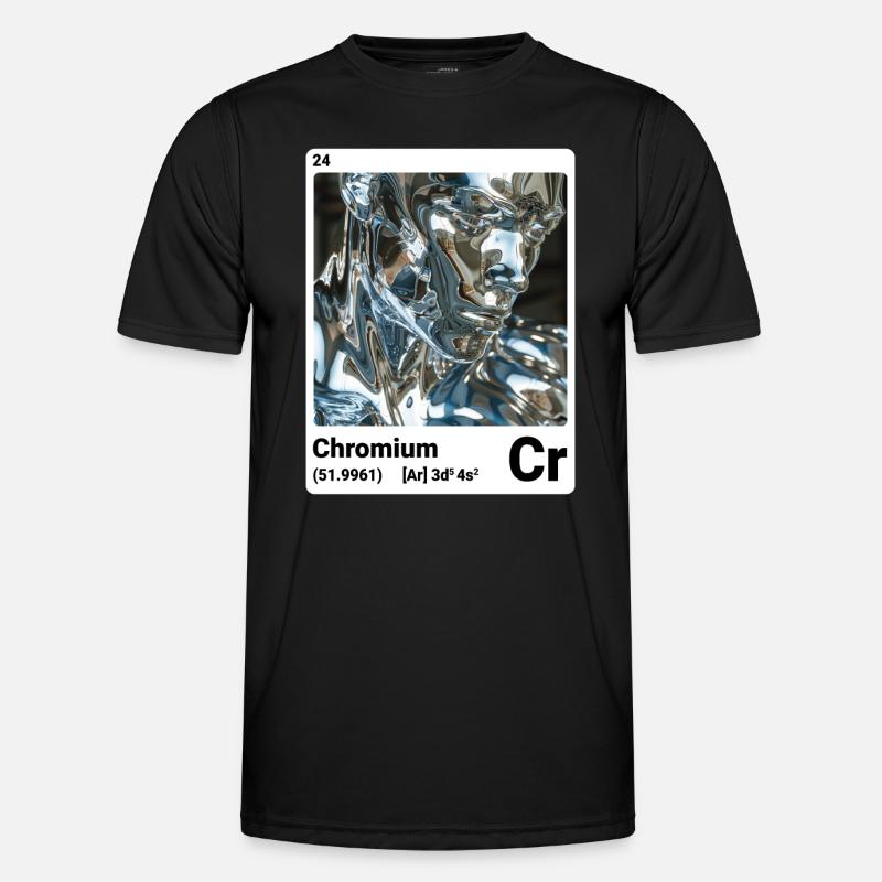 AI am Chromium (wt) - Men's Functional T-Shirt - black