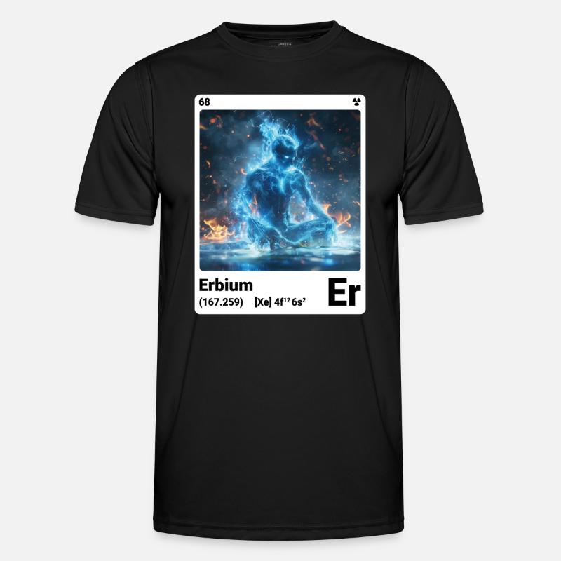AI am Erbium (wt) - Men's Functional T-Shirt - black
