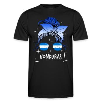 Honduras - Men's Functional T-Shirt - black - Front - AI Model Male 178 dark (178cm)