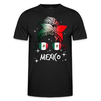 Mexico - Men's Functional T-Shirt - black - Front - AI Model Male 178 dark (178cm)
