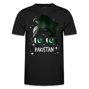 Pakistan - Männer Funktions-T-Shirt - Schwarz - Vorne - AI Model Male 178 dark (178cm)