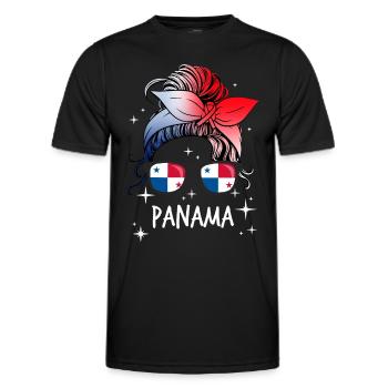 Panama - T-shirt sport Homme - noir - Devant - AI Model Male 178 dark (178cm)