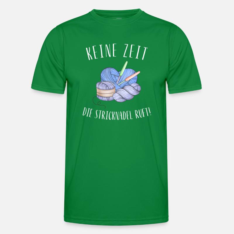 Strickerin Stricken Strickerinnen Geschenk Männer Funktions-T-Shirt